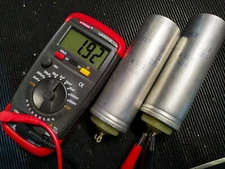 NOS 2x 2.0 uF Protex 2000 Vlcc Paper Oil Capacitor mfd uF mfd x 845 amplifier