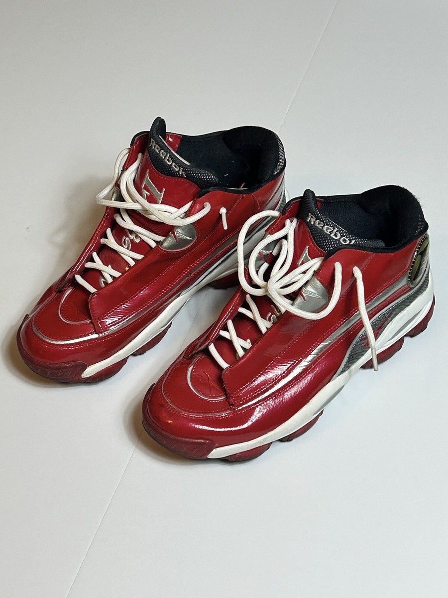 激レア品Reebok Allen Iverson　アームバンド【赤】 US 7] REEBOK LEGACY RED GUM Allen Iverson AI Basketball