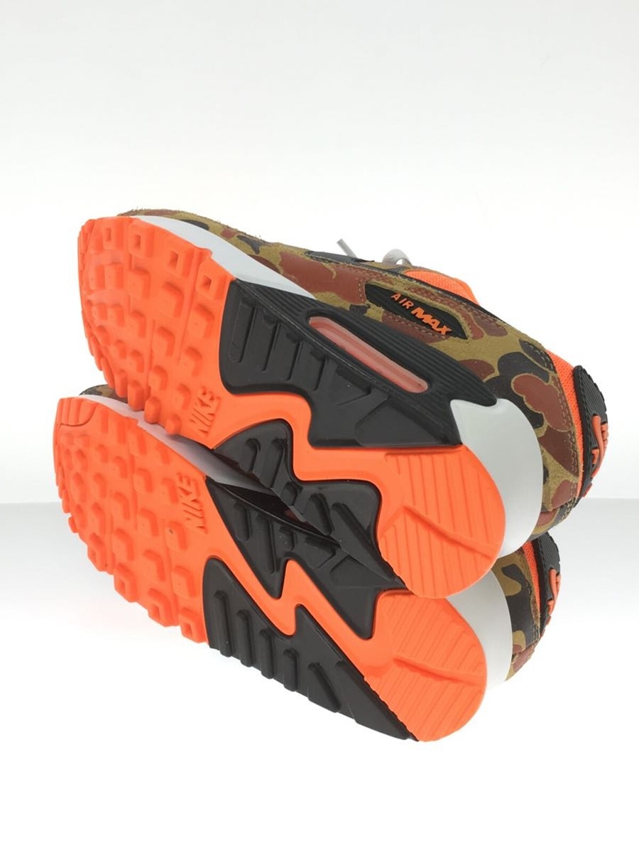 NIKE AIR MAX 90 SP ORANGE CAMO CW4039-800 Men US7.5 25.5cm used