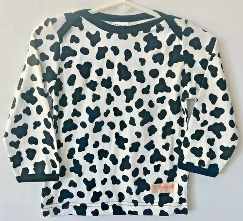 Baby Cow Print Shirt Black 