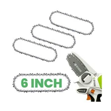 6 Inch Mini Cutter Chainsaw Chain, 2024 New Version, 6 Inch 1/4" LP... Fast Ship