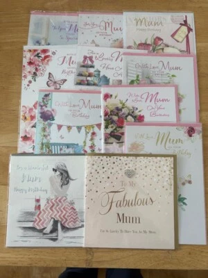 MUM BIRTHDAY CARD - 12 DESIGNS TO CHOOSE FROM