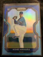 🔥 2021 Panini Prizm Kohei Arihara *Rookie* Tier 2 Navy Blue-Carolina Blue 🔥