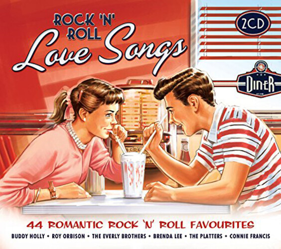 Various Artists Rock 'N' Roll Love Songs: 44 Romantic Rock 'N' Roll Favouri (CD)