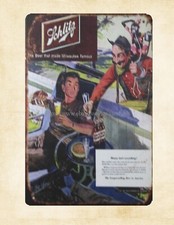 Beer kitchen store bar metal tin sign liquors drink rustic tavern