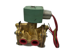 ASCO Red-Hat 8316G66 3/2-Way Normally Open Solenoid Valve 1/2" 120V AC