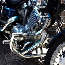 Virago XV535 Yamaha XV 535 Highway Crash Bar Engine Guard with Pegs (SSP)