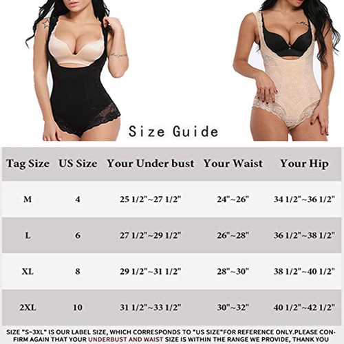 Fajas Colombianas Levanta Cola Post Surgery Tummy Body Shaper Corset Bodysuit U5 - 第 2/10 張圖片