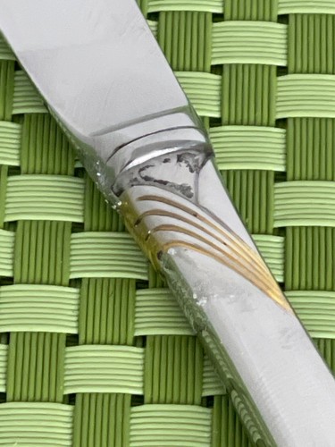 Lenox KELLY GOLD Stainless Master Butter Knife 18/8 Korea Flatware - 7” - Picture 3 of 8