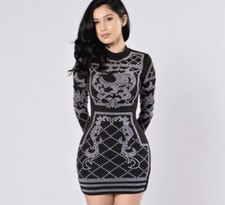Black Clubwear Sexy Bodycon Dress