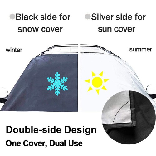 For Ford Car Windscreen Cover Front Window Sun UV Snow Heat Shield Reflective - Bild 4 von 12
