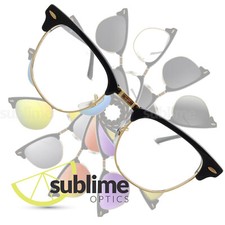 UV400 Clear Replacement Lenses for Ray Ban Clubmaster 49mm RB3016  UV Protect