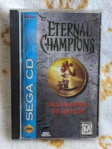 Sega CD Eternal Champions Challenge From the Dark Side  Game CIB Near Mint Disc