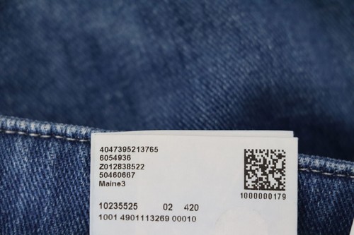 HUGO BOSS Jeans, Mod. Maine3, Size 30/34, Regular Fit, Stretch, Medum Blue - Picture 17 of 17