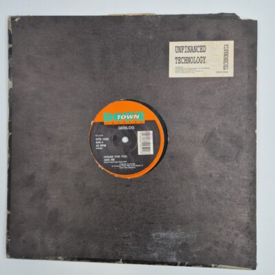 LP musica DANCE Genlog - House For You And Me DTR 1038 Techno Downtown 1993