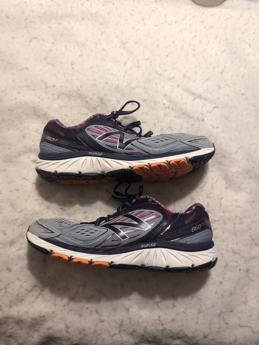 New Balance 860v7 Women's Size Gray Purple Running Shoes