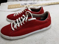 Cole Haan Grand OS Womens 7 R Red Sneakers Casual Light Weight Canvas Momcore
