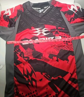 Maillot Paintball Empire Prevail Homme TAILLE GRAND Rouge Rembourré