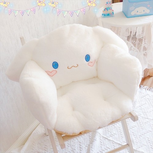 My Melody Kuromi Plush Chair Cushions CinnamorollPom Full surround Soft Seat Pad - Picture 15 of 17