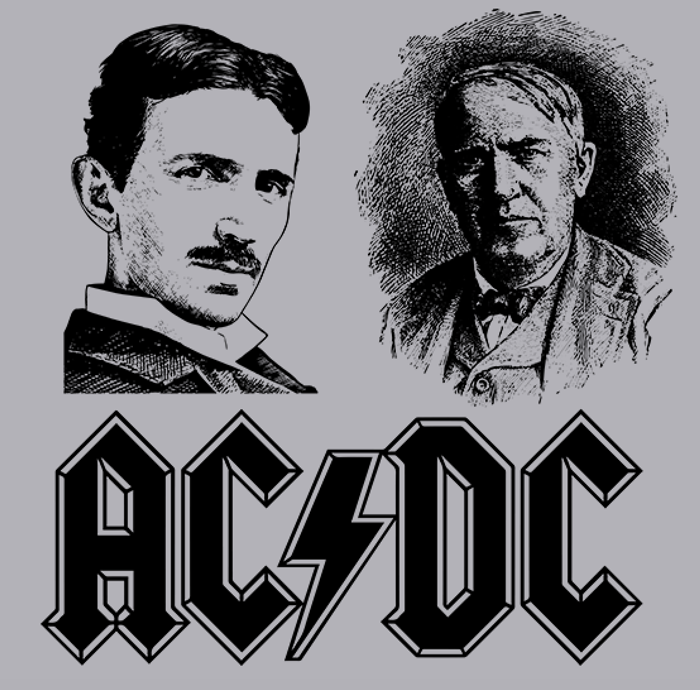 Nikola Tesla Ac Dc Shirt