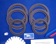 Epicure 2 Speaker Foam Surround Repair Kit / Epicure Two / Woofers + Mids Refoam