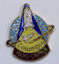 EARLY PROGRAM SPACE SHUTTLE COLUMBIA OLD STYLE PIN