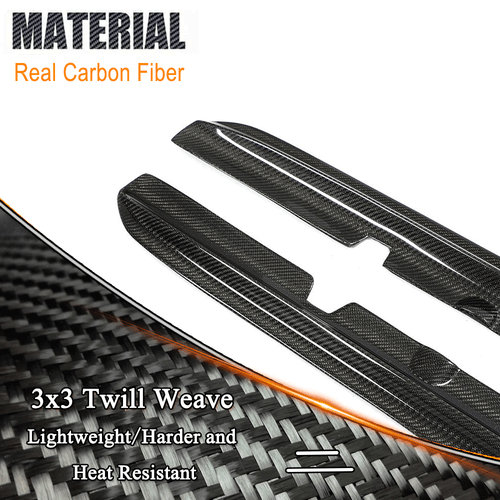 Para Mercedes Clase C W205 C205 C63 C43 AMG 15-20 carbono faldones laterales accesorios - Imagen 8 de 11