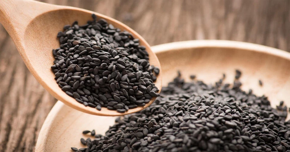 200g x3 Orgánico Sésamo Negro Aumentar Calcio Cabello Nórdico Reducir Colesterol Foto 3 de 4