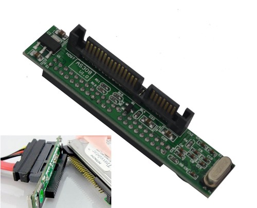 44 pin 2.5'' IDE HDD SSD Laptop Hard Drive Female to 7+15 pin Male SATA Adapter - Afbeelding 1 van 2