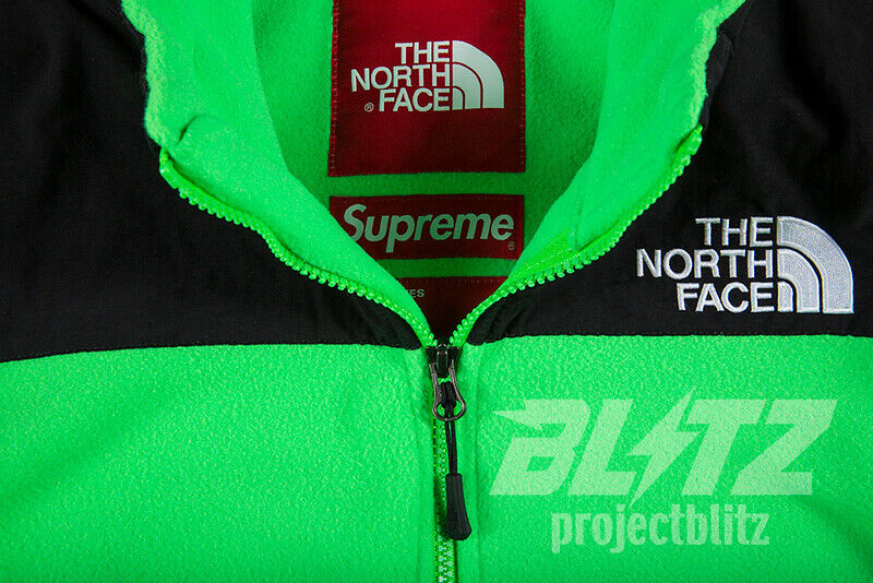 SUPREME THE NORTH FACE RTG FLEECE JACKET BRIGHT GREEN M SS20 TNF