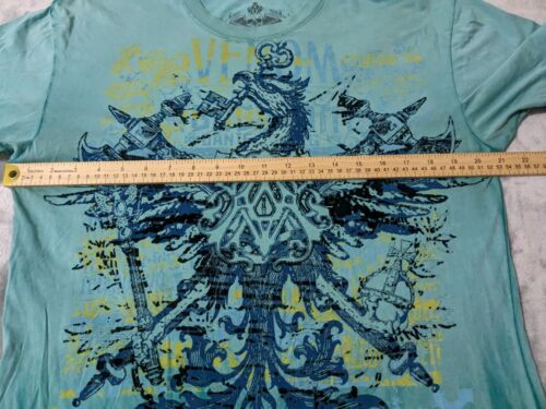 Camiseta Archaic Affliction Para Hombre L Tie Dye Motociclista Patinador Y2K Hecha en EE. UU. LEER - Imagen 11 de 17