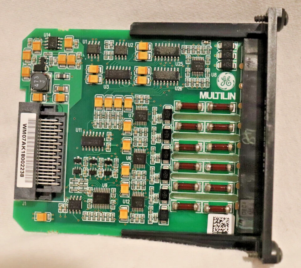 12M9-0007-A5 GE Zenith Multilin IO_B Card MX350 ATS Controller PCB B Card ATS - Image 3 of 4