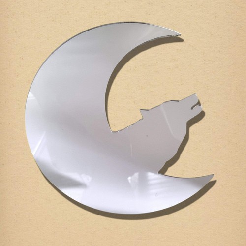 Moon & Wolf Mirror - Picture 2 of 5