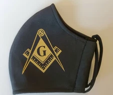 Masonic Temple Face Mask Comfortable Easy To Breathe