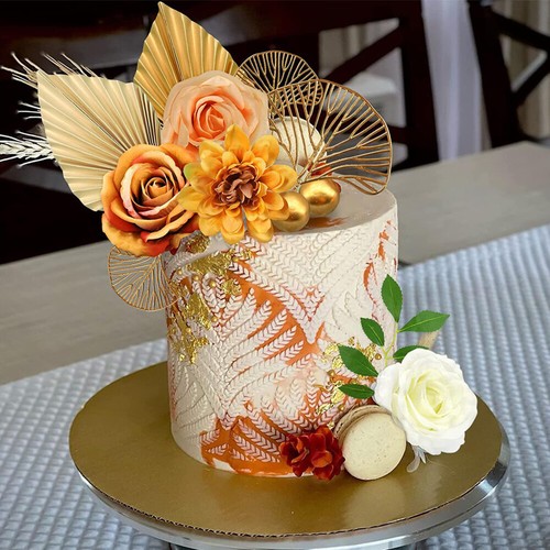 Leaves Cake Decoration Baby Shower Cake Decoration Party Cake Decoration - 第 6/12 張圖片