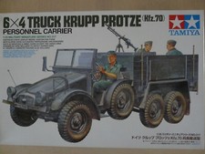 Maquette 1/35 TAMIYA Ref 35317 6X4 Truck Krupp Protze (Kfz.70) Personnel Carrier