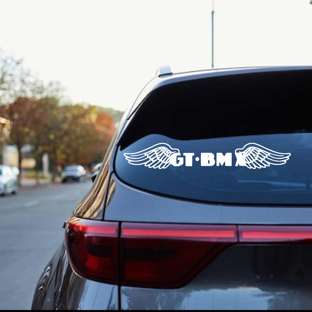 GT Bicycles "BMX Wings" Vinyl Sticker – Pro Performer, Pro Series, Interceptor.