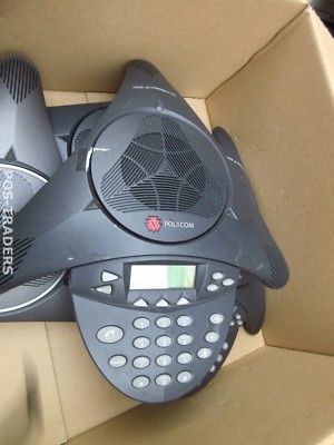 Polycom SoundStation IP4000 2201-06642-601 SIP Conference Phone LCD Speakerphone