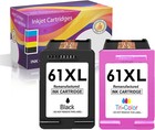 61XL Combo Black Color Ink Cartridges For HP 2050 2510 2512 2514 2540 2541 2542 