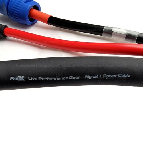 ProX 6 ft Dual Powercon XLR Link Audio Power Signal Cable for Line Array Systems - Picture 2 of 4