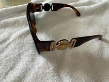 Versace Unisex Sunglasses, Gold-tone heritage Medusa Medallion