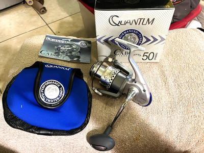 NEW Vintage Quantum Cabo PTs 50 Spinning Fishing Reel PTs50