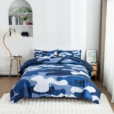 Camouflage Bedding Set, Colorful Pattern Style Comforter Set, 5 PCS One Comfo...