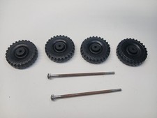 Vintage Tonka Tires Set Of 4 And 2 Axles For Parts