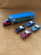 AUTOTRANSPORTER MIT AUTO‘S - Made In Japan -50-70er Jahre