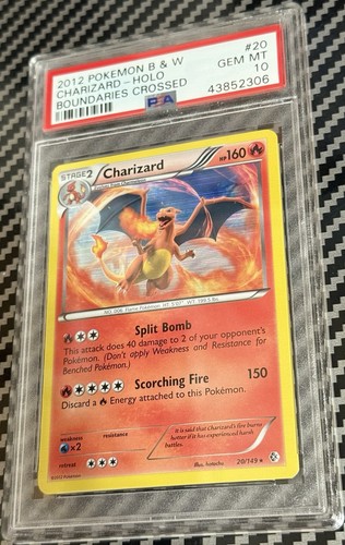 2012 Boundaries Crossed #20 Charizard Holo PSA 10 Card Trusted Seller! GEM MINT! - Picture 3 of 5