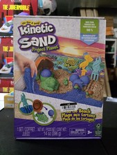 Kinetic Sand Project Planet Turtle Beach playset With Free Doggie Dig New