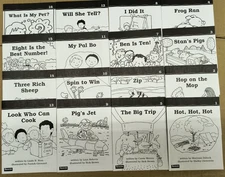 Saxon Phonics & Spelling Grade K B&W Decodable Readers 16 Book Set ELA 