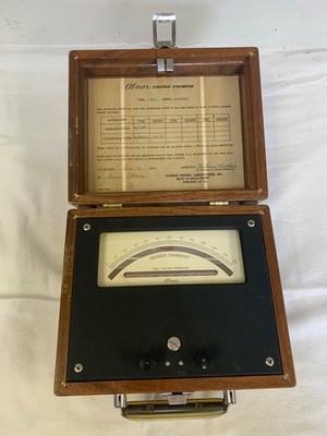 Alnor Portable Pyrometer 1760, Vintage, Pneumatic Airflow Tester