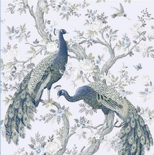 Image of Laura Ashley Belvedere Midnight Wallpaper Roll Batch 109 Vintage Luxury